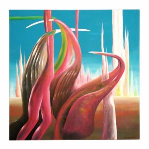 Bewegung | Acryl auf Leinwand | 80 x 80 cm | 2014